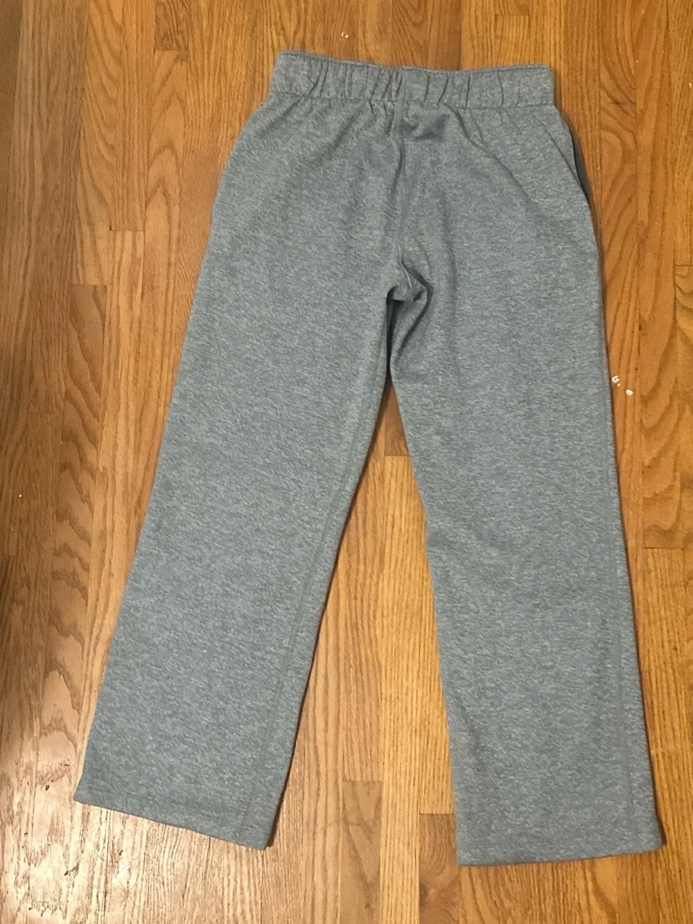 Nike Girls Dri-FIT Gray Wide Leg Drawstring Pants Size M EUC